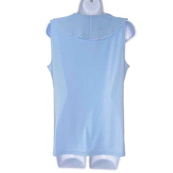 Calvin Klein Surplice Tank Top Light Blue Medium - Picture 2 of 6